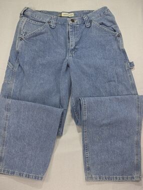 Lee Carpenter Jean Cargo Pants Blue Waist 34